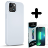 Coverzs Coverzs Solid silicone case geschikt voor iPhone 14 Plus (pastelblauw) + ShieldCase screenprotector - beschermglas iPhone bescherming - iPhone case bescherm hoesje + Screenprotector Coverzs Coverzs Solid silicone case geschikt voor iPhone 14 Plus (pastelblauw) + ShieldCase screenprotector - beschermglas iPhone bescherming - iPhone case bescherm hoesje + Screenprotector