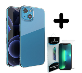 Coverzs 14 TPU hoesje(transparant) + Screenprotector - Batch 1 (05-2023)