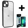 Coverzs Coverzs geschikt voor iPhone 14 Plus solid bumper hoesje mat (zwart) + ShieldCase screenprotector - beschermglas iPhone bescherming - iPhone case bescherm hoesje + Screenprotector Coverzs Coverzs geschikt voor iPhone 14 Plus solid bumper hoesje mat (zwart) + ShieldCase screenprotector - beschermglas iPhone bescherming - iPhone case bescherm hoesje + Screenprotector
