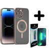 Coverzs Coverzs geschikt voor iPhone 14 Pro Max Magsafe hoesje met camera cover (rosé goud) + ShieldCase screenprotector - beschermglas iPhone bescherming - iPhone case bescherm hoesje + Screenprotector Coverzs Coverzs geschikt voor iPhone 14 Pro Max Magsafe hoesje met camera cover (rosé goud) + ShieldCase screenprotector - beschermglas iPhone bescherming - iPhone case bescherm hoesje + Screenprotector