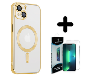 Coverzs 14 Plus Magsafe hoesje met camera cover (goud) + Screenprotector - Batch 1 (05-2023) Coverzs 14 Plus Magsafe hoesje met camera cover (goud) + Screenprotector - Batch 1 (05-2023)