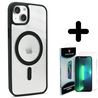 Coverzs Coverzs geschikt voor iPhone 14 Plus hoesje Magsafe mat (donkergroen) + ShieldCase screenprotector - beschermglas iPhone bescherming - iPhone case bescherm hoesje + Screenprotector Coverzs Coverzs geschikt voor iPhone 14 Plus hoesje Magsafe mat (donkergroen) + ShieldCase screenprotector - beschermglas iPhone bescherming - iPhone case bescherm hoesje + Screenprotector