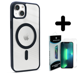 Coverzs 14 Plus hoesje Magsafe mat (donkerblauw) + Screenprotector - Batch 1 (05-2023) Coverzs 14 Plus hoesje Magsafe mat (donkerblauw) + Screenprotector - Batch 1 (05-2023)