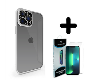 Coverzs 14 Pro hoesje clear soft case camera cover (zilver) + Screenprotector - Batch 1 (05-2023) Coverzs 14 Pro hoesje clear soft case camera cover (zilver) + Screenprotector - Batch 1 (05-2023)