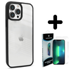 Coverzs Coverzs geschikt voor iPhone 14 Pro Max hoesje acryl rand mat (zwart) + ShieldCase screenprotector - beschermglas iPhone bescherming - iPhone case bescherm hoesje + Screenprotector Coverzs Coverzs geschikt voor iPhone 14 Pro Max hoesje acryl rand mat (zwart) + ShieldCase screenprotector - beschermglas iPhone bescherming - iPhone case bescherm hoesje + Screenprotector