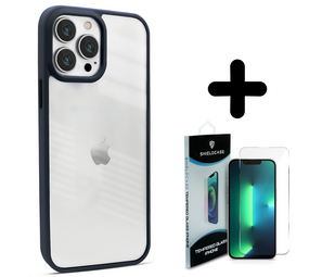 Coverzs 14 Pro hoesje acryl rand mat (donkerblauw) + Screenprotector - Batch 1 (05-2023) Coverzs 14 Pro hoesje acryl rand mat (donkerblauw) + Screenprotector - Batch 1 (05-2023)