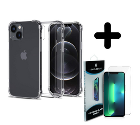 Ceezs 14 Plus hoesje shockproof / schokbestendig transparant + Screenprotector - Batch 1 (05-2023)