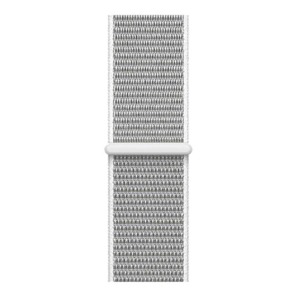 Strap-it Strap-it Bandje geschikt voor Samsung Galaxy Watch 5 (40mm / 44mm / Pro) bandje nylon band (zeeschelp) - Incl. Oplader geschikt voor Samsung Galaxy Watch 5 40 mm / 44 mm / Pro (oplaadkabel)