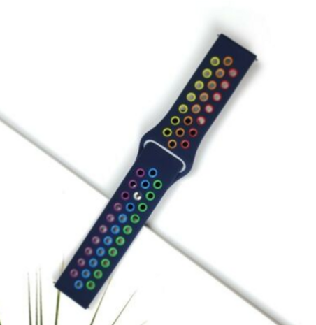 Strap-it Strap-it Bandje geschikt voor Samsung Galaxy Watch 5 (40mm / 44mm / Pro) bandje sport band (donkerblauw/kleurrijk) - Incl. Oplader geschikt voor Samsung Galaxy Watch 5 40 mm / 44 mm / Pro (oplaadkabel) Strap-it Strap-it Bandje geschikt voor Samsung Galaxy Watch 5 (40mm / 44mm / Pro) bandje sport band (donkerblauw/kleurrijk) - Incl. Oplader geschikt voor Samsung Galaxy Watch 5 40 mm / 44 mm / Pro (oplaadkabel)