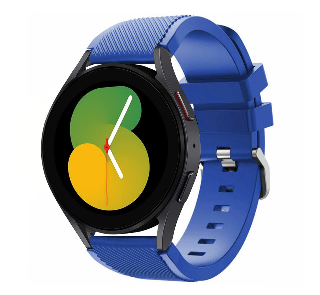 Strap-it Strap-it Bandje geschikt voor Samsung Galaxy Watch 5 (40mm / 44mm / Pro) bandje siliconen bandje (blauw) - Incl. Oplader geschikt voor Samsung Galaxy Watch 5 40 mm / 44 mm / Pro (oplaadkabel) Strap-it Strap-it Bandje geschikt voor Samsung Galaxy Watch 5 (40mm / 44mm / Pro) bandje siliconen bandje (blauw) - Incl. Oplader geschikt voor Samsung Galaxy Watch 5 40 mm / 44 mm / Pro (oplaadkabel)