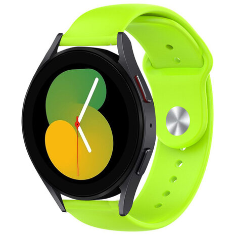 Strap-it Strap-it Bandje geschikt voor Samsung Galaxy Watch 5 (40mm / 44mm / Pro) bandje sport band (lichtgroen) - Incl. Oplader geschikt voor Samsung Galaxy Watch 5 40 mm / 44 mm / Pro (oplaadkabel) Strap-it Strap-it Bandje geschikt voor Samsung Galaxy Watch 5 (40mm / 44mm / Pro) bandje sport band (lichtgroen) - Incl. Oplader geschikt voor Samsung Galaxy Watch 5 40 mm / 44 mm / Pro (oplaadkabel)