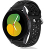 Strap-it Strap-it Bandje geschikt voor Samsung Galaxy Watch 5 (40mm / 44mm / Pro) bandje siliconen bandje met gaatjes (zwart) - Incl. Oplader geschikt voor Samsung Galaxy Watch 5 40 mm / 44 mm / Pro (oplaadkabel) Strap-it Strap-it Bandje geschikt voor Samsung Galaxy Watch 5 (40mm / 44mm / Pro) bandje siliconen bandje met gaatjes (zwart) - Incl. Oplader geschikt voor Samsung Galaxy Watch 5 40 mm / 44 mm / Pro (oplaadkabel)