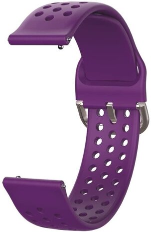 Strap-it Strap-it Bandje geschikt voor Samsung Galaxy Watch 5 (40mm / 44mm / Pro) bandje siliconen bandje met gaatjes (paars) - Incl. Oplader geschikt voor Samsung Galaxy Watch 5 40 mm / 44 mm / Pro (oplaadkabel) Strap-it Strap-it Bandje geschikt voor Samsung Galaxy Watch 5 (40mm / 44mm / Pro) bandje siliconen bandje met gaatjes (paars) - Incl. Oplader geschikt voor Samsung Galaxy Watch 5 40 mm / 44 mm / Pro (oplaadkabel)