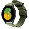 Strap-it Strap-it Bandje geschikt voor Samsung Galaxy Watch 5 (40mm / 44mm / Pro) bandje nylon gesp band (groen) - Incl. Oplader geschikt voor Samsung Galaxy Watch 5 40 mm / 44 mm / Pro (oplaadkabel) Strap-it Strap-it Bandje geschikt voor Samsung Galaxy Watch 5 (40mm / 44mm / Pro) bandje nylon gesp band (groen) - Incl. Oplader geschikt voor Samsung Galaxy Watch 5 40 mm / 44 mm / Pro (oplaadkabel)