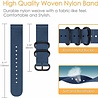 Strap-it Strap-it Bandje geschikt voor Samsung Galaxy Watch 5 (40mm / 44mm / Pro) bandje nylon gesp band (blauw) - Incl. Oplader geschikt voor Samsung Galaxy Watch 5 40 mm / 44 mm / Pro (oplaadkabel) Strap-it Strap-it Bandje geschikt voor Samsung Galaxy Watch 5 (40mm / 44mm / Pro) bandje nylon gesp band (blauw) - Incl. Oplader geschikt voor Samsung Galaxy Watch 5 40 mm / 44 mm / Pro (oplaadkabel)