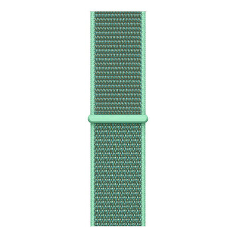 Strap-it Strap-it Bandje geschikt voor Samsung Galaxy Watch 5 (40mm / 44mm / Pro) bandje nylon band (mint) - Incl. Oplader geschikt voor Samsung Galaxy Watch 5 40 mm / 44 mm / Pro (oplaadkabel)