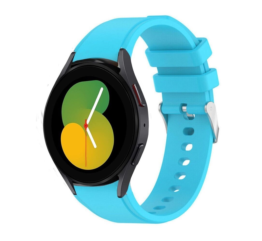 Strap-it Strap-it Bandje geschikt voor Samsung Galaxy Watch 5 (40mm / 44mm / Pro) bandje siliconen bandje (lichtblauw) - Incl. Oplader geschikt voor Samsung Galaxy Watch 5 40 mm / 44 mm / Pro (oplaadkabel) Strap-it Strap-it Bandje geschikt voor Samsung Galaxy Watch 5 (40mm / 44mm / Pro) bandje siliconen bandje (lichtblauw) - Incl. Oplader geschikt voor Samsung Galaxy Watch 5 40 mm / 44 mm / Pro (oplaadkabel)