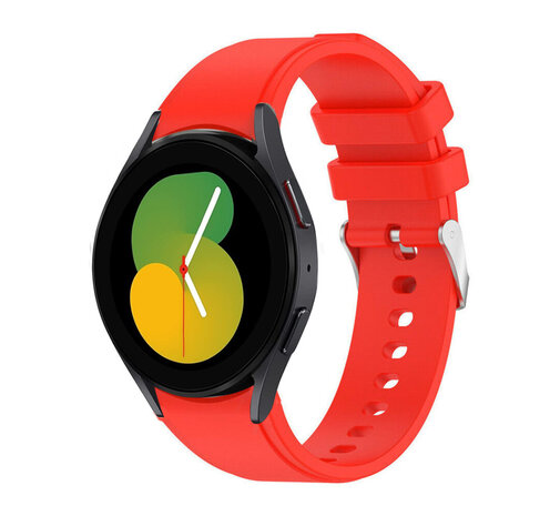 Strap-it Strap-it Bandje geschikt voor Samsung Galaxy Watch 5 (40mm / 44mm / Pro) bandje siliconen band (knalrood) - Incl. Oplader geschikt voor Samsung Galaxy Watch 5 40 mm / 44 mm / Pro (oplaadkabel) Strap-it Strap-it Bandje geschikt voor Samsung Galaxy Watch 5 (40mm / 44mm / Pro) bandje siliconen band (knalrood) - Incl. Oplader geschikt voor Samsung Galaxy Watch 5 40 mm / 44 mm / Pro (oplaadkabel)