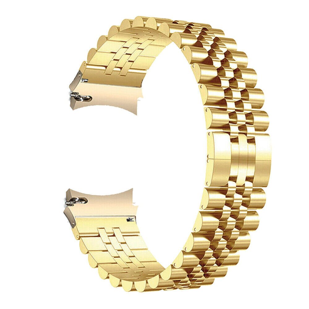 Strap-it Strap-it Bandje geschikt voor Samsung Galaxy Watch 5 (40mm / 44mm / Pro) bandje Jubilee stalen band (goud) - Incl. Oplader geschikt voor Samsung Galaxy Watch 5 40 mm / 44 mm / Pro (oplaadkabel) Strap-it Strap-it Bandje geschikt voor Samsung Galaxy Watch 5 (40mm / 44mm / Pro) bandje Jubilee stalen band (goud) - Incl. Oplader geschikt voor Samsung Galaxy Watch 5 40 mm / 44 mm / Pro (oplaadkabel)