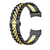 Strap-it Strap-it Bandje geschikt voor Samsung Galaxy Watch 5 (40mm / 44mm / Pro) bandje Jubilee stalen band (zwart/goud) - Incl. Oplader geschikt voor Samsung Galaxy Watch 5 40 mm / 44 mm / Pro (oplaadkabel) Strap-it Strap-it Bandje geschikt voor Samsung Galaxy Watch 5 (40mm / 44mm / Pro) bandje Jubilee stalen band (zwart/goud) - Incl. Oplader geschikt voor Samsung Galaxy Watch 5 40 mm / 44 mm / Pro (oplaadkabel)