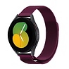 Strap-it Strap-it Bandje geschikt voor Samsung Galaxy Watch 5 (40mm / 44mm / Pro) bandje Milanese band roestvrij staal - RVS - Milanees - Metalen bandje vervanging - Metaal - (paars) - Incl. Oplader geschikt voor Samsung Galaxy Watch 5 40 mm / 44 mm / Pro Strap-it Strap-it Bandje geschikt voor Samsung Galaxy Watch 5 (40mm / 44mm / Pro) bandje Milanese band roestvrij staal - RVS - Milanees - Metalen bandje vervanging - Metaal - (paars) - Incl. Oplader geschikt voor Samsung Galaxy Watch 5 40 mm / 44 mm / Pro