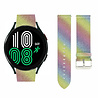 Strap-it Strap-it Bandje geschikt voor Samsung Galaxy Watch 5 (40mm / 44mm / Pro) bandje leren glitter bandje (regenboog) - Incl. Oplader geschikt voor Samsung Galaxy Watch 5 40 mm / 44 mm / Pro (oplaadkabel) Strap-it Strap-it Bandje geschikt voor Samsung Galaxy Watch 5 (40mm / 44mm / Pro) bandje leren glitter bandje (regenboog) - Incl. Oplader geschikt voor Samsung Galaxy Watch 5 40 mm / 44 mm / Pro (oplaadkabel)