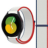 Strap-it Strap-it Bandje geschikt voor Samsung Galaxy Watch 5 (40mm / 44mm / Pro) bandje nylon band (Frankrijk) - Incl. Oplader geschikt voor Samsung Galaxy Watch 5 40 mm / 44 mm / Pro (oplaadkabel) Strap-it Strap-it Bandje geschikt voor Samsung Galaxy Watch 5 (40mm / 44mm / Pro) bandje nylon band (Frankrijk) - Incl. Oplader geschikt voor Samsung Galaxy Watch 5 40 mm / 44 mm / Pro (oplaadkabel)