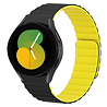 Strap-it Strap-it Bandje geschikt voor Samsung Galaxy Watch 5 (40mm / 44mm / Pro) bandje magnetisch siliconen bandje (zwart/geel) - Incl. Oplader geschikt voor Samsung Galaxy Watch 5 40 mm / 44 mm / Pro (oplaadkabel) Strap-it Strap-it Bandje geschikt voor Samsung Galaxy Watch 5 (40mm / 44mm / Pro) bandje magnetisch siliconen bandje (zwart/geel) - Incl. Oplader geschikt voor Samsung Galaxy Watch 5 40 mm / 44 mm / Pro (oplaadkabel)