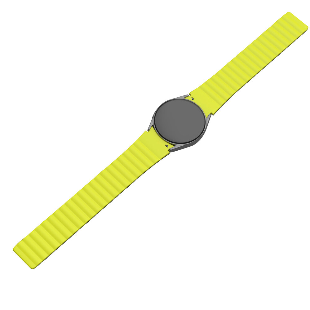 Strap-it Strap-it Bandje geschikt voor Samsung Galaxy Watch 5 (40mm / 44mm / Pro) bandje magnetisch siliconen bandje (zwart/geel) - Incl. Oplader geschikt voor Samsung Galaxy Watch 5 40 mm / 44 mm / Pro (oplaadkabel) Strap-it Strap-it Bandje geschikt voor Samsung Galaxy Watch 5 (40mm / 44mm / Pro) bandje magnetisch siliconen bandje (zwart/geel) - Incl. Oplader geschikt voor Samsung Galaxy Watch 5 40 mm / 44 mm / Pro (oplaadkabel)