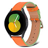 Strap-it Strap-it Bandje geschikt voor Samsung Galaxy Watch 5 (40mm / 44mm / Pro) leren bandje (oranje-groen) - Incl. Oplader geschikt voor Samsung Galaxy Watch 5 40 mm / 44 mm / Pro (oplaadkabel) Strap-it Strap-it Bandje geschikt voor Samsung Galaxy Watch 5 (40mm / 44mm / Pro) leren bandje (oranje-groen) - Incl. Oplader geschikt voor Samsung Galaxy Watch 5 40 mm / 44 mm / Pro (oplaadkabel)
