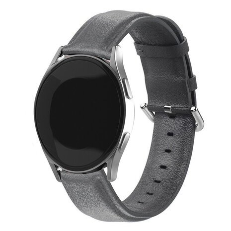 Strap-it Strap-it Bandje geschikt voor Samsung Galaxy Watch 5 (40mm / 44mm / Pro) leren bandje (donkergrijs) - Incl. Oplader geschikt voor Samsung Galaxy Watch 5 40 mm / 44 mm / Pro (oplaadkabel) Strap-it Strap-it Bandje geschikt voor Samsung Galaxy Watch 5 (40mm / 44mm / Pro) leren bandje (donkergrijs) - Incl. Oplader geschikt voor Samsung Galaxy Watch 5 40 mm / 44 mm / Pro (oplaadkabel)