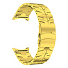 Strap-it Strap-it Bandje geschikt voor Samsung Galaxy Watch 5 (40mm / 44mm / Pro) steel iron band (goud) - Incl. Oplader geschikt voor Samsung Galaxy Watch 5 40 mm / 44 mm / Pro (oplaadkabel) Strap-it Strap-it Bandje geschikt voor Samsung Galaxy Watch 5 (40mm / 44mm / Pro) steel iron band (goud) - Incl. Oplader geschikt voor Samsung Galaxy Watch 5 40 mm / 44 mm / Pro (oplaadkabel)