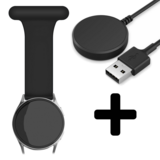 Strap-it GW5 - verpleegkundige band (zwart) + Oplader - Batch 2 (06-2023)