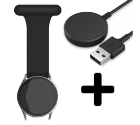 Strap-it GW5 - verpleegkundige band (zwart) + Oplader - Batch 2 (06-2023)