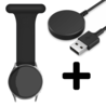 Strap-it Strap-it Bandje geschikt voor Samsung Galaxy Watch 5 (40mm / 44mm / Pro) verpleegkundige band (zwart) - Incl. Oplader geschikt voor Samsung Galaxy Watch 5 40 mm / 44 mm / Pro (oplaadkabel) Strap-it Strap-it Bandje geschikt voor Samsung Galaxy Watch 5 (40mm / 44mm / Pro) verpleegkundige band (zwart) - Incl. Oplader geschikt voor Samsung Galaxy Watch 5 40 mm / 44 mm / Pro (oplaadkabel)