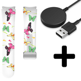 Strap-it Luminous Butterfly GW5 - magnetisch bandje  + Oplader - Batch 2 (06-2023)