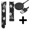 Strap-it Strap-it Grey Flower Bandje geschikt voor Samsung Galaxy Watch 5 (40mm / 44mm / Pro) magnetisch bandje - Incl. Oplader geschikt voor Samsung Galaxy Watch 5 40 mm / 44 mm / Pro (oplaadkabel) Strap-it Strap-it Grey Flower Bandje geschikt voor Samsung Galaxy Watch 5 (40mm / 44mm / Pro) magnetisch bandje - Incl. Oplader geschikt voor Samsung Galaxy Watch 5 40 mm / 44 mm / Pro (oplaadkabel)