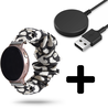 Strap-it Strap-it Bandje geschikt voor Samsung Galaxy Watch 5 (40mm / 44mm / Pro) bandje Scrunchie bandje (gevlekt) - Incl. Oplader geschikt voor Samsung Galaxy Watch 5 40 mm / 44 mm / Pro (oplaadkabel) Strap-it Strap-it Bandje geschikt voor Samsung Galaxy Watch 5 (40mm / 44mm / Pro) bandje Scrunchie bandje (gevlekt) - Incl. Oplader geschikt voor Samsung Galaxy Watch 5 40 mm / 44 mm / Pro (oplaadkabel)