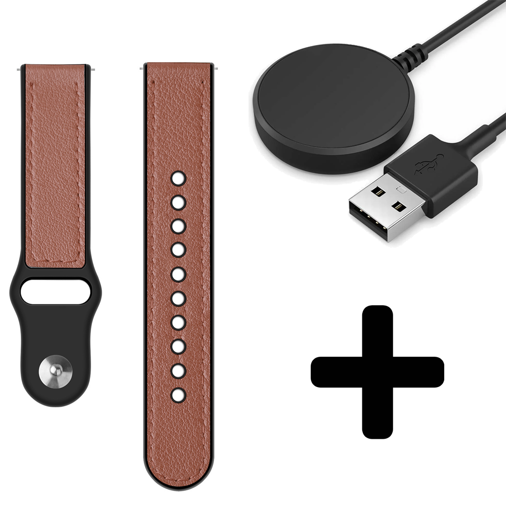 Strap-it Strap-it Bandje geschikt voor Samsung Galaxy Watch 5 (40mm / 44mm / Pro) siliconen hybrid bandje (lichtbruin) - Incl. Oplader geschikt voor Samsung Galaxy Watch 5 40 mm / 44 mm / Pro (oplaadkabel) Strap-it Strap-it Bandje geschikt voor Samsung Galaxy Watch 5 (40mm / 44mm / Pro) siliconen hybrid bandje (lichtbruin) - Incl. Oplader geschikt voor Samsung Galaxy Watch 5 40 mm / 44 mm / Pro (oplaadkabel)
