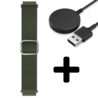 Strap-it Strap-it Bandje geschikt voor Samsung Galaxy Watch 5 (40mm / 44mm / Pro) verstelbaar geweven bandje (groen) - Incl. Oplader geschikt voor Samsung Galaxy Watch 5 40 mm / 44 mm / Pro (oplaadkabel) Strap-it Strap-it Bandje geschikt voor Samsung Galaxy Watch 5 (40mm / 44mm / Pro) verstelbaar geweven bandje (groen) - Incl. Oplader geschikt voor Samsung Galaxy Watch 5 40 mm / 44 mm / Pro (oplaadkabel)