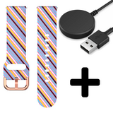 Strap-it Silly Stripes GW5 - bandje + Oplader - Batch 2 (06-2023)