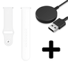 Strap-it Strap-it Bandje geschikt voor Samsung Galaxy Watch 5 (40mm / 44mm / Pro) lichtgevend siliconen bandje (wit) - Incl. Oplader geschikt voor Samsung Galaxy Watch 5 40 mm / 44 mm / Pro (oplaadkabel) Strap-it Strap-it Bandje geschikt voor Samsung Galaxy Watch 5 (40mm / 44mm / Pro) lichtgevend siliconen bandje (wit) - Incl. Oplader geschikt voor Samsung Galaxy Watch 5 40 mm / 44 mm / Pro (oplaadkabel)