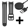 Strap-it Strap-it Bandje geschikt voor Samsung Galaxy Watch 5 (40mm / 44mm / Pro) sport square bandje (zwart/grijs) - Incl. Oplader geschikt voor Samsung Galaxy Watch 5 40 mm / 44 mm / Pro (oplaadkabel) Strap-it Strap-it Bandje geschikt voor Samsung Galaxy Watch 5 (40mm / 44mm / Pro) sport square bandje (zwart/grijs) - Incl. Oplader geschikt voor Samsung Galaxy Watch 5 40 mm / 44 mm / Pro (oplaadkabel)