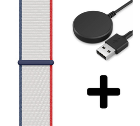 Strap-it GW5 - nylon band (Frankrijk) + Oplader - Batch 2 (06-2023)