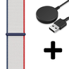Strap-it Strap-it Bandje geschikt voor Samsung Galaxy Watch 5 (40mm / 44mm / Pro) bandje nylon band (Frankrijk) - Incl. Oplader geschikt voor Samsung Galaxy Watch 5 40 mm / 44 mm / Pro (oplaadkabel) Strap-it Strap-it Bandje geschikt voor Samsung Galaxy Watch 5 (40mm / 44mm / Pro) bandje nylon band (Frankrijk) - Incl. Oplader geschikt voor Samsung Galaxy Watch 5 40 mm / 44 mm / Pro (oplaadkabel)