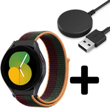 Strap-it GW5 - nylon band (dark cherry) + Oplader - Batch 2 (06-2023)