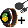 Strap-it Strap-it Bandje geschikt voor Samsung Galaxy Watch 5 (40mm / 44mm / Pro) bandje nylon band (dark cherry) - Incl. Oplader geschikt voor Samsung Galaxy Watch 5 40 mm / 44 mm / Pro (oplaadkabel) Strap-it Strap-it Bandje geschikt voor Samsung Galaxy Watch 5 (40mm / 44mm / Pro) bandje nylon band (dark cherry) - Incl. Oplader geschikt voor Samsung Galaxy Watch 5 40 mm / 44 mm / Pro (oplaadkabel)