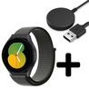 Strap-it Strap-it Bandje geschikt voor Samsung Galaxy Watch 5 (40mm / 44mm / Pro) bandje nylon band (groen) - Incl. Oplader geschikt voor Samsung Galaxy Watch 5 40 mm / 44 mm / Pro (oplaadkabel) Strap-it Strap-it Bandje geschikt voor Samsung Galaxy Watch 5 (40mm / 44mm / Pro) bandje nylon band (groen) - Incl. Oplader geschikt voor Samsung Galaxy Watch 5 40 mm / 44 mm / Pro (oplaadkabel)