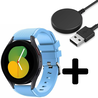 Strap-it Strap-it Bandje geschikt voor Samsung Galaxy Watch 5 (40mm / 44mm / Pro) bandje siliconen bandje (zandblauw) - Incl. Oplader geschikt voor Samsung Galaxy Watch 5 40 mm / 44 mm / Pro (oplaadkabel) Strap-it Strap-it Bandje geschikt voor Samsung Galaxy Watch 5 (40mm / 44mm / Pro) bandje siliconen bandje (zandblauw) - Incl. Oplader geschikt voor Samsung Galaxy Watch 5 40 mm / 44 mm / Pro (oplaadkabel)