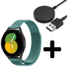 Strap-it Strap-it Bandje geschikt voor Samsung Galaxy Watch 5 (40mm / 44mm / Pro) bandje Milanese band roestvrij staal - RVS - Milanees - Metalen bandje vervanging - Metaal - (groen) - Incl. Oplader geschikt voor Samsung Galaxy Watch 5 40 mm / 44 mm / Pro Strap-it Strap-it Bandje geschikt voor Samsung Galaxy Watch 5 (40mm / 44mm / Pro) bandje Milanese band roestvrij staal - RVS - Milanees - Metalen bandje vervanging - Metaal - (groen) - Incl. Oplader geschikt voor Samsung Galaxy Watch 5 40 mm / 44 mm / Pro